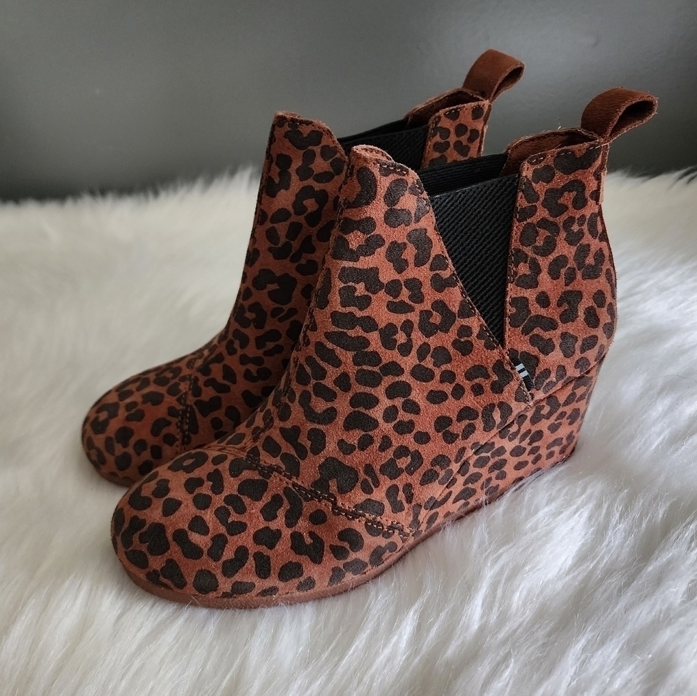 *NWOB* Toms Kelsey Ember Cheetah Ankle Boot - Picture 3 of 8